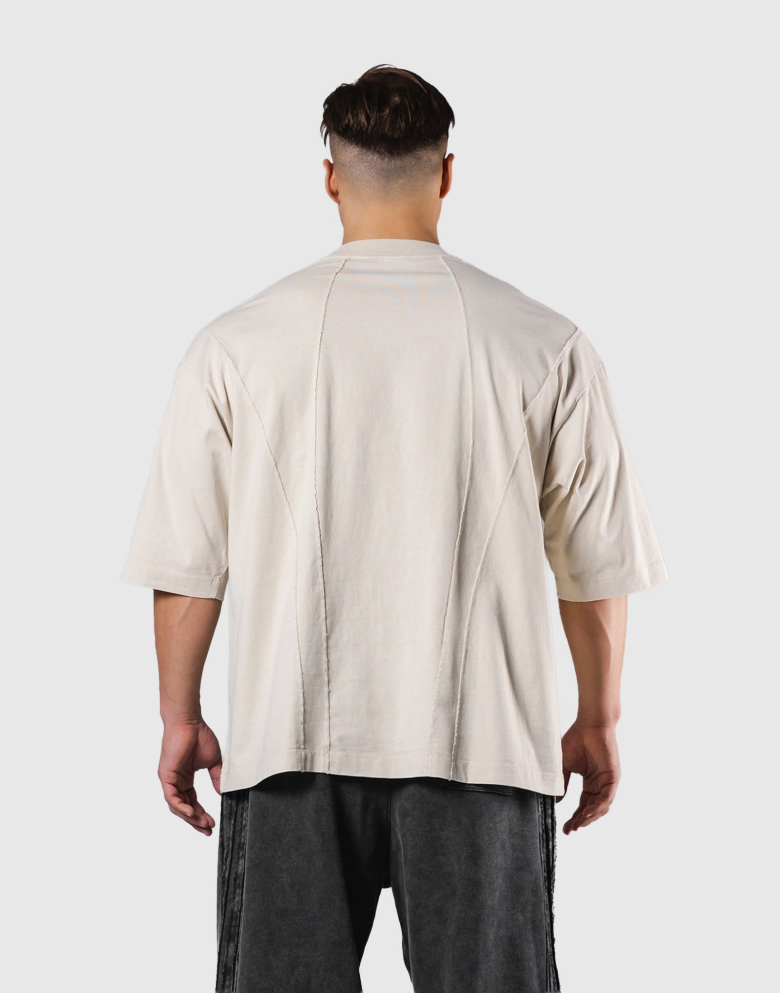 Vintage Original Pattern Extra Big T-Shirt - Ivory – LÝFT