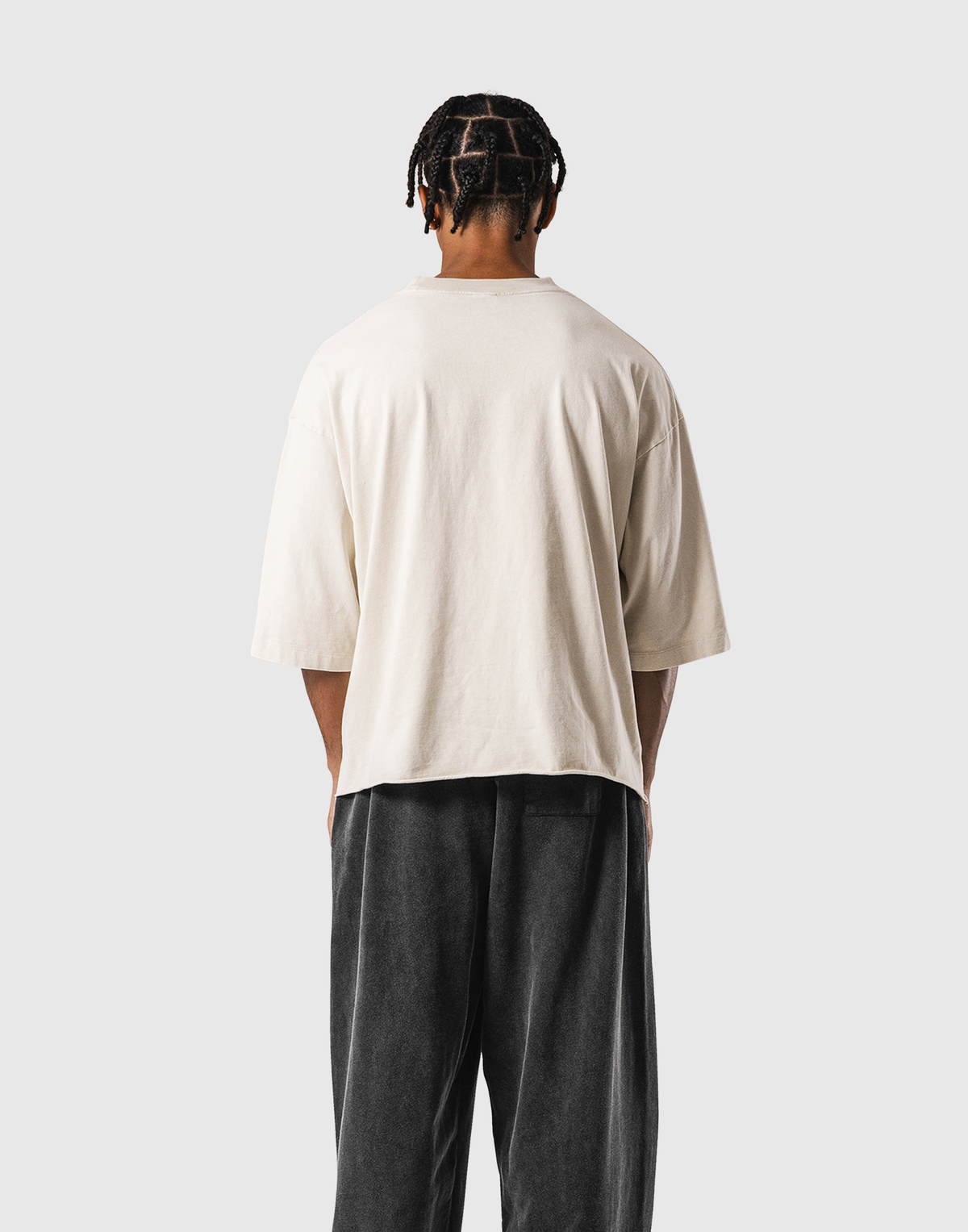One Point BTL Vintage Extra Big T-Shirt - Ivory