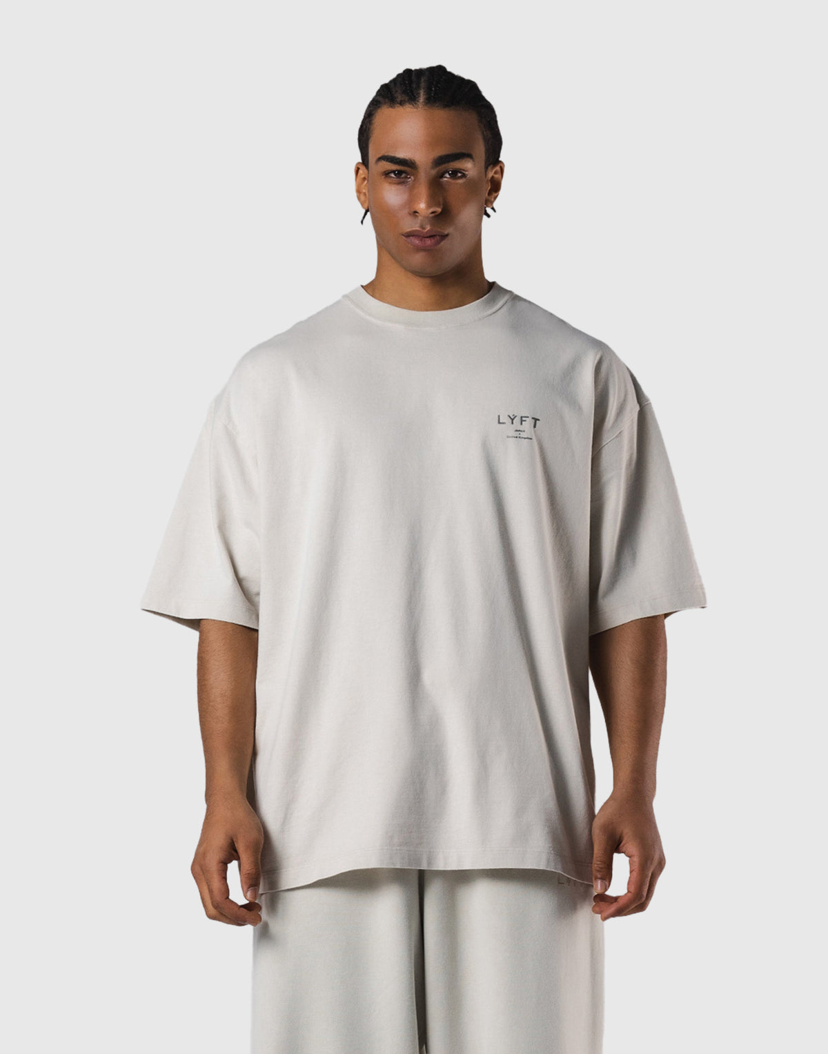 LÝFT Vintage Logo Big T-Shirt - Ivory