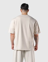 LÝFT Vintage Logo Big T-Shirt - Ivory
