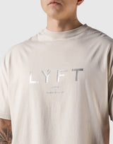 LÝFT Vintage Logo Big T-Shirt - Ivory