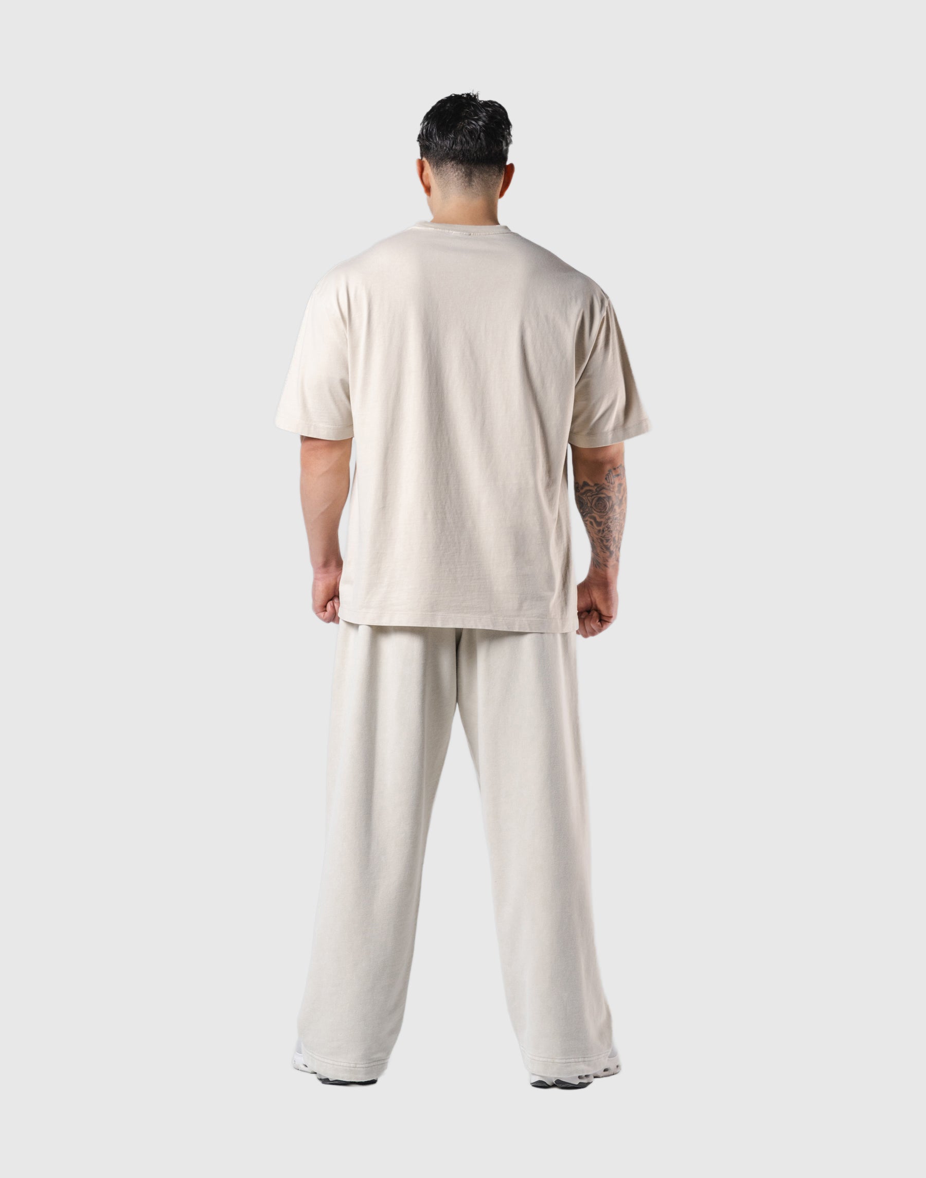 LÝFT Vintage Logo Big T-Shirt - Ivory