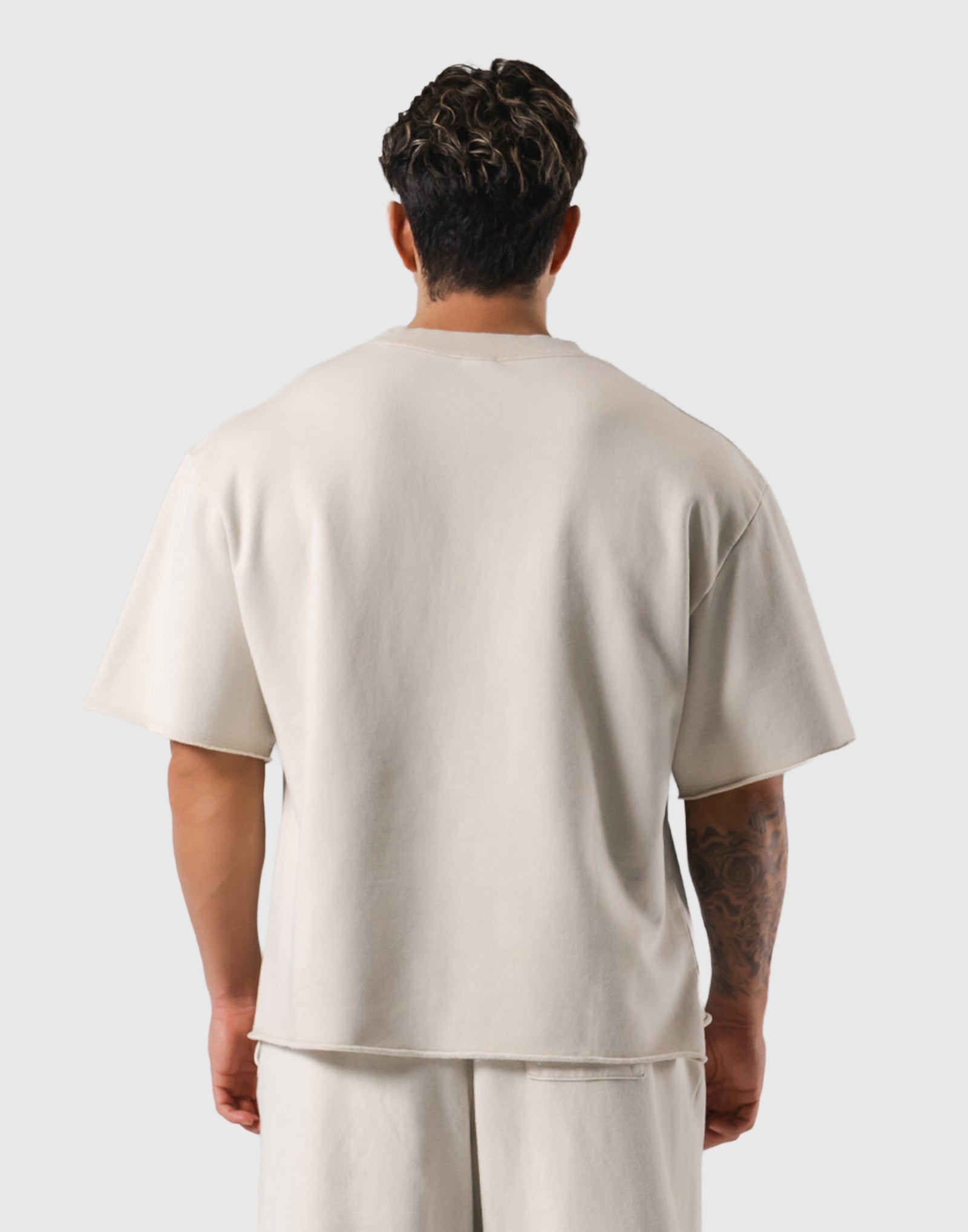 Arch Team LÝFT Logo Vintage Sweat T-Shirt - Ivory