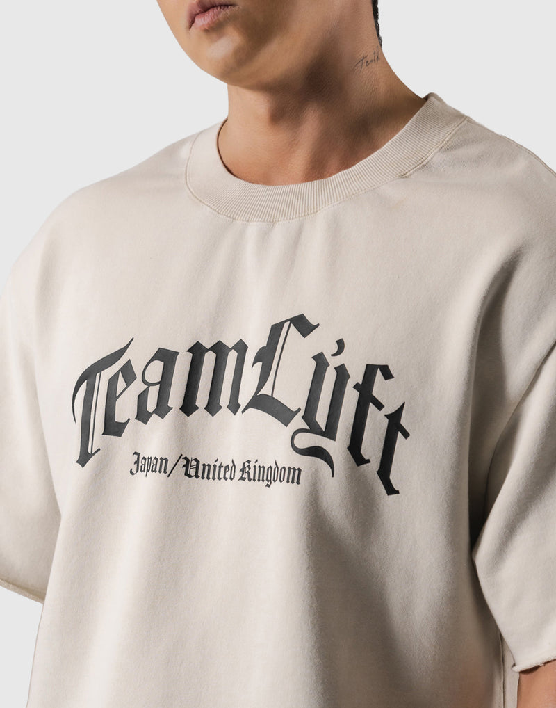 Arch Team LÝFT Logo Vintage Sweat T-Shirt - Ivory
