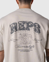 REPS Graphic Vintage Big T-Shirts - Ivory