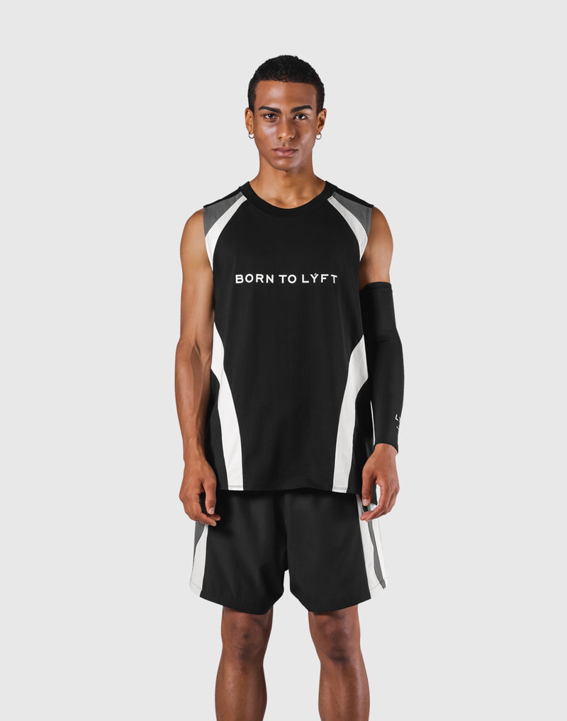 Round Pattern Loose Fit Tanktop - Black – LÝFT