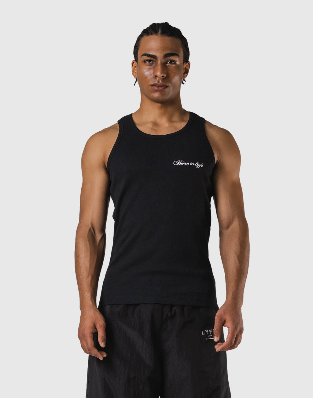 トップス LYFT ORIGINAL RIBBED TANKTOP - M Original Ribbed Tanktop - Black – LÝFT
