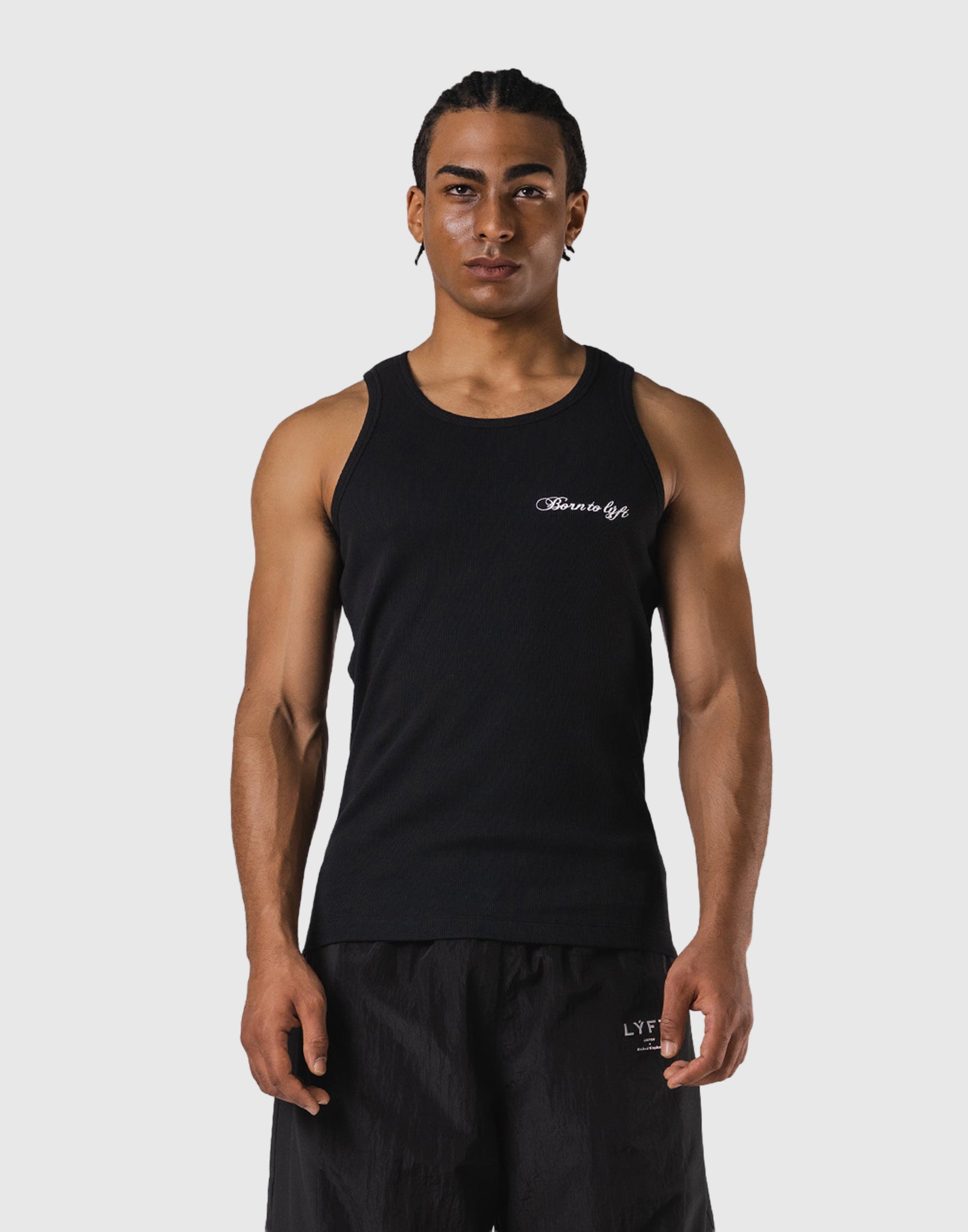 Original Ribbed Tanktop - Black – LÝFT Original Ribbed Tanktop - Black – LÝFT
