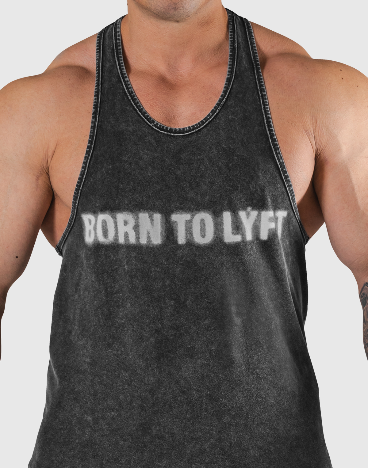 BTL Logo Vintage Training Tanktop - Black – LÝFT