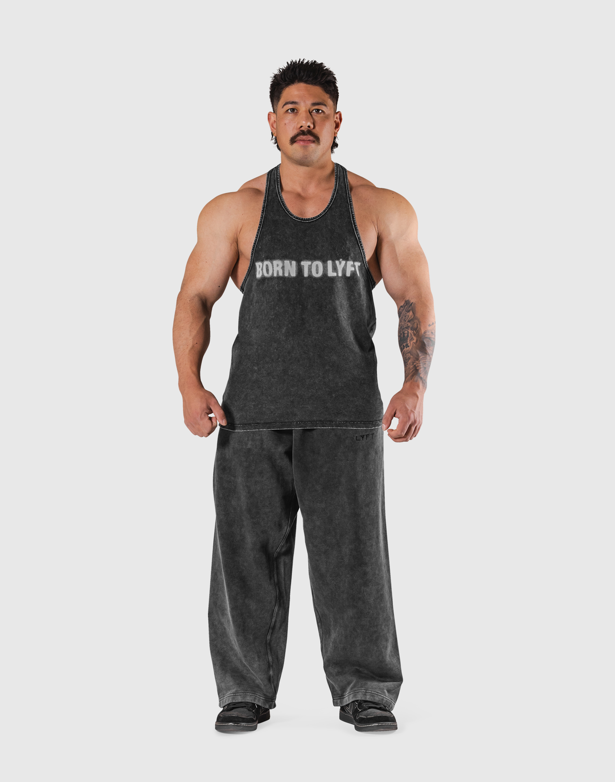 BTL Logo Vintage Training Tanktop - Black – LÝFT