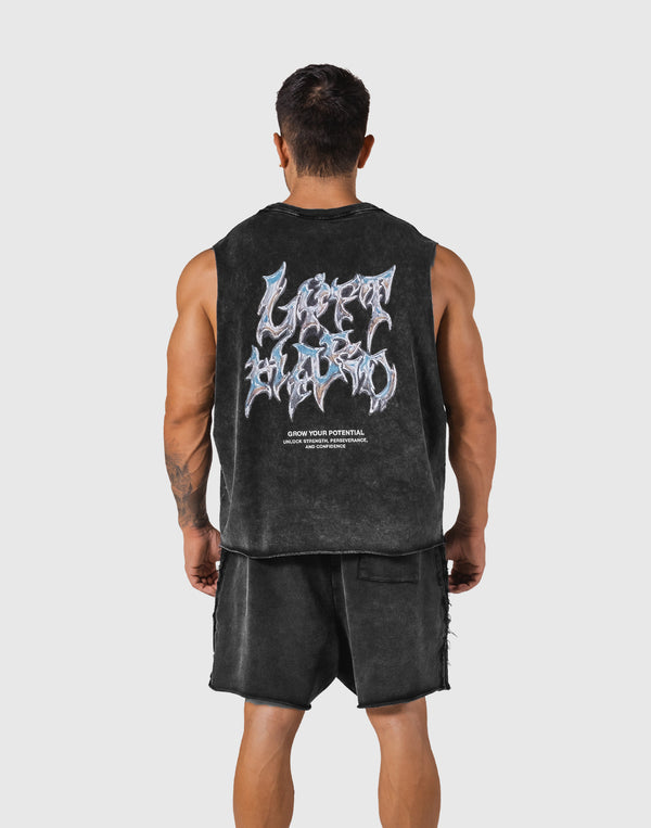 【公式売り切れ品】LYFTメタルロゴボックスタンクトップ ダークグレー Metal Logo Box Tanktop - Black – LÝFT