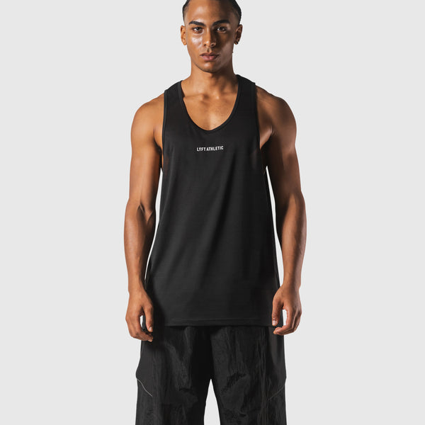 LÝFT Athletic Logo Stretch Tank Top - Black