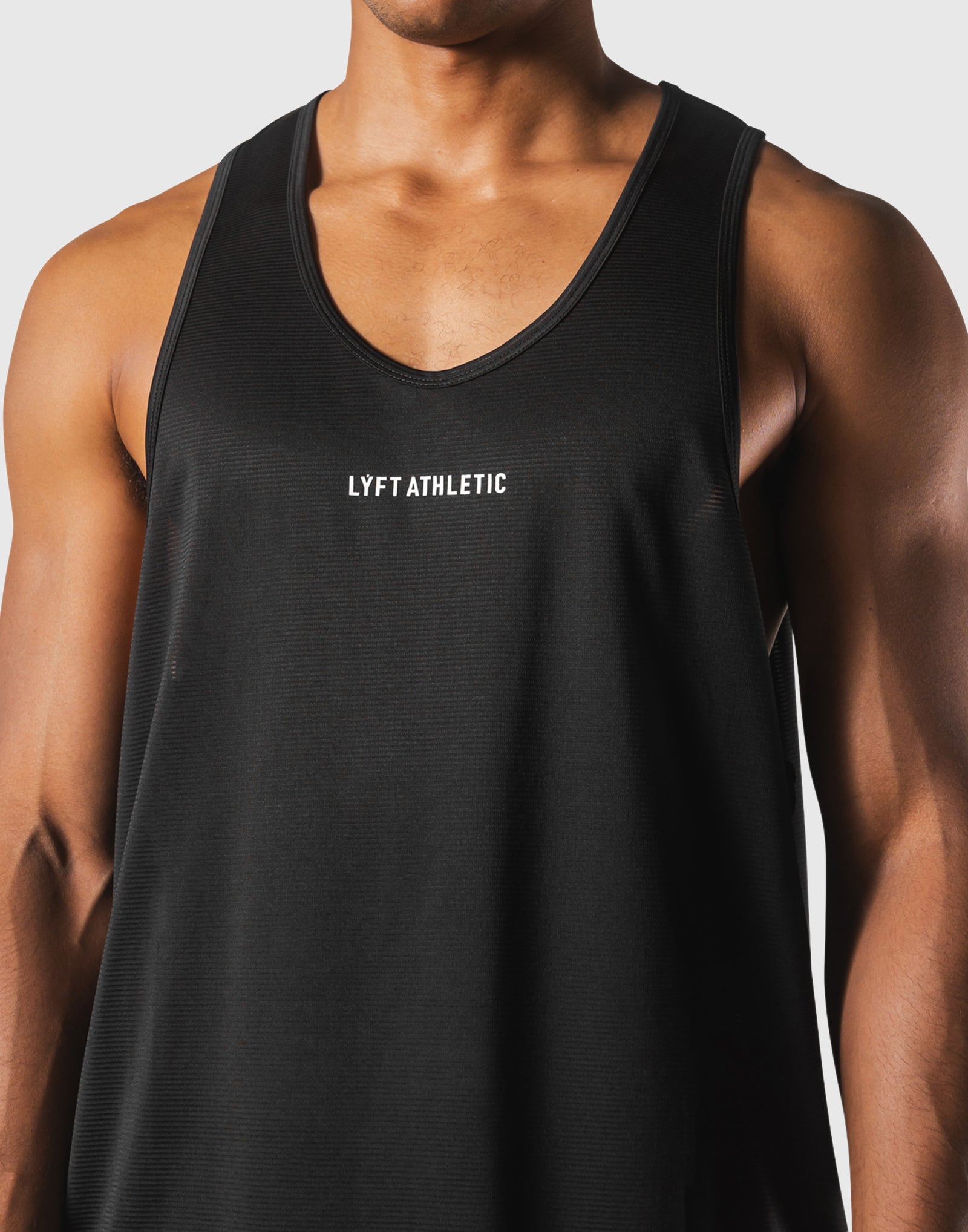 LÝFT Athletic Logo Stretch Tanktop - Black