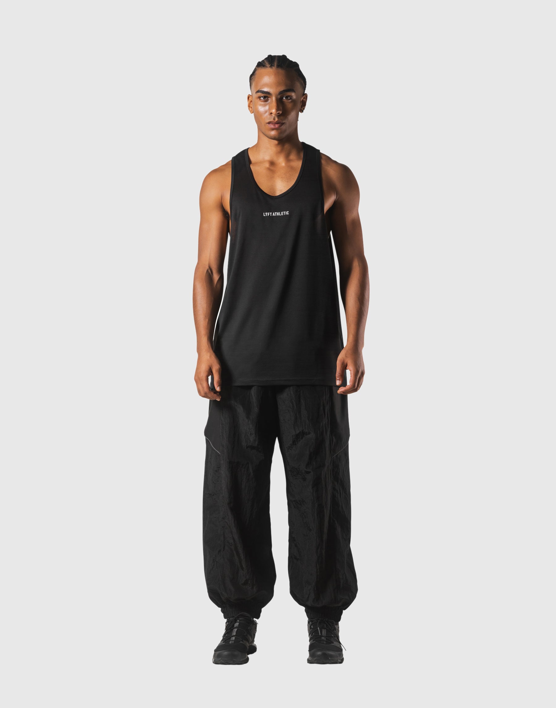 LÝFT Athletic Logo Stretch Tanktop - Black