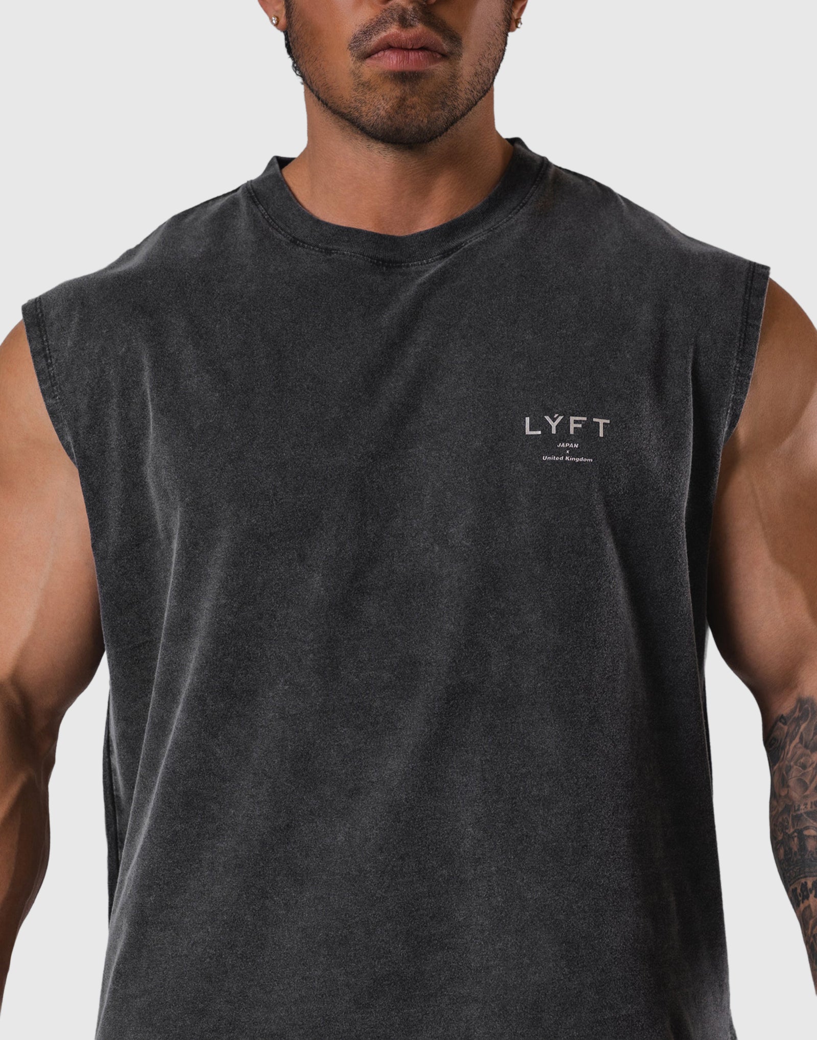 Vintage Statue Y Graphic Vintage Tanktop - Black – LÝFT