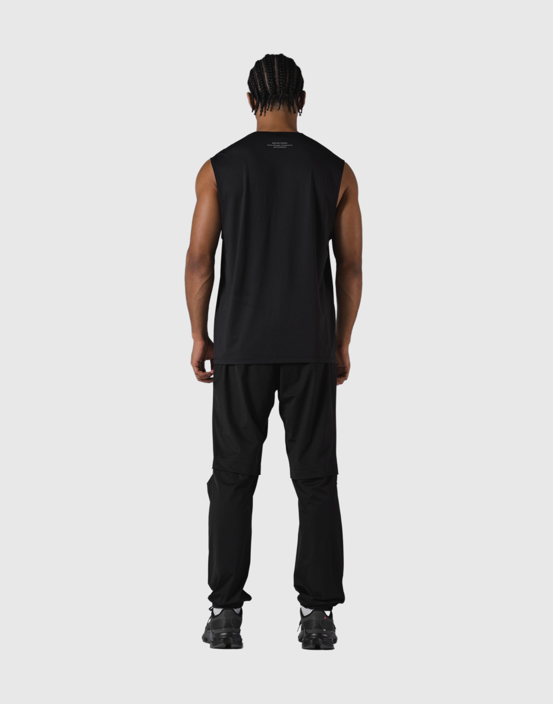 LÝFT Athletic Stretch Mesh Tanktop - Black