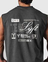 Extend Cotton Team LÝFT Graphic Tanktop - Black