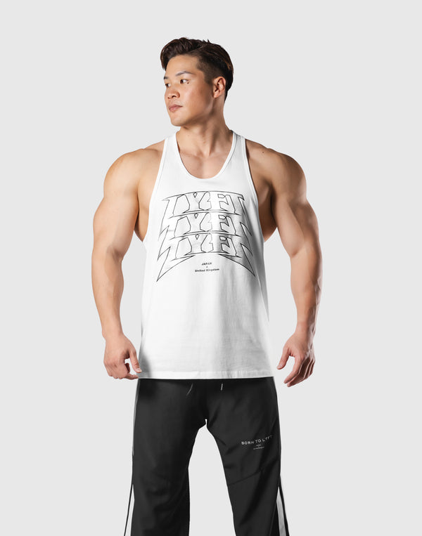 Metal Logo Training Tanktop - White – LÝFT
