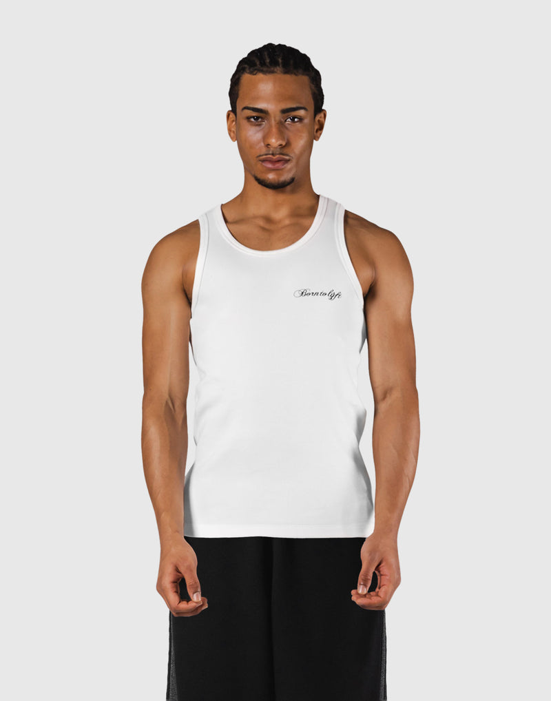 Original Ribbed Tanktop - White – LÝFT