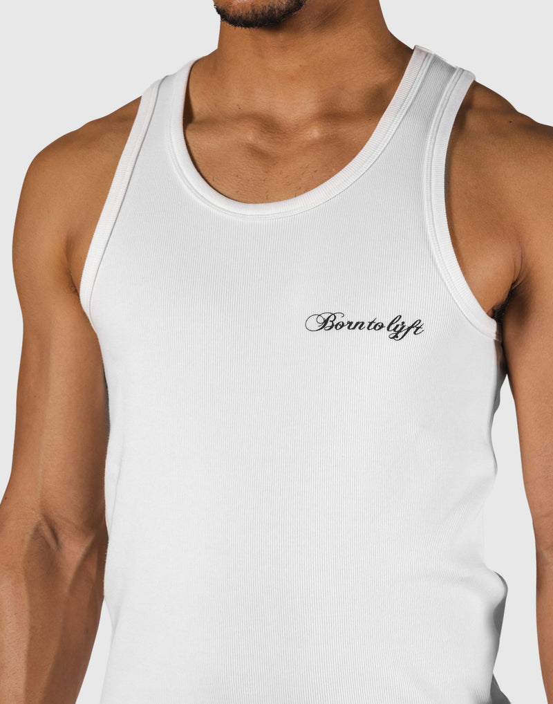 Original Ribbed Tanktop - White – LÝFT