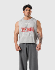 Leg Day Vintage Box Tank Top - Grey