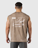 Extend Cotton Team LÝFT Graphic Tanktop - Beige