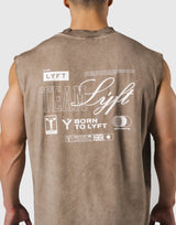 Extend Cotton Team LÝFT Graphic Tanktop - Beige