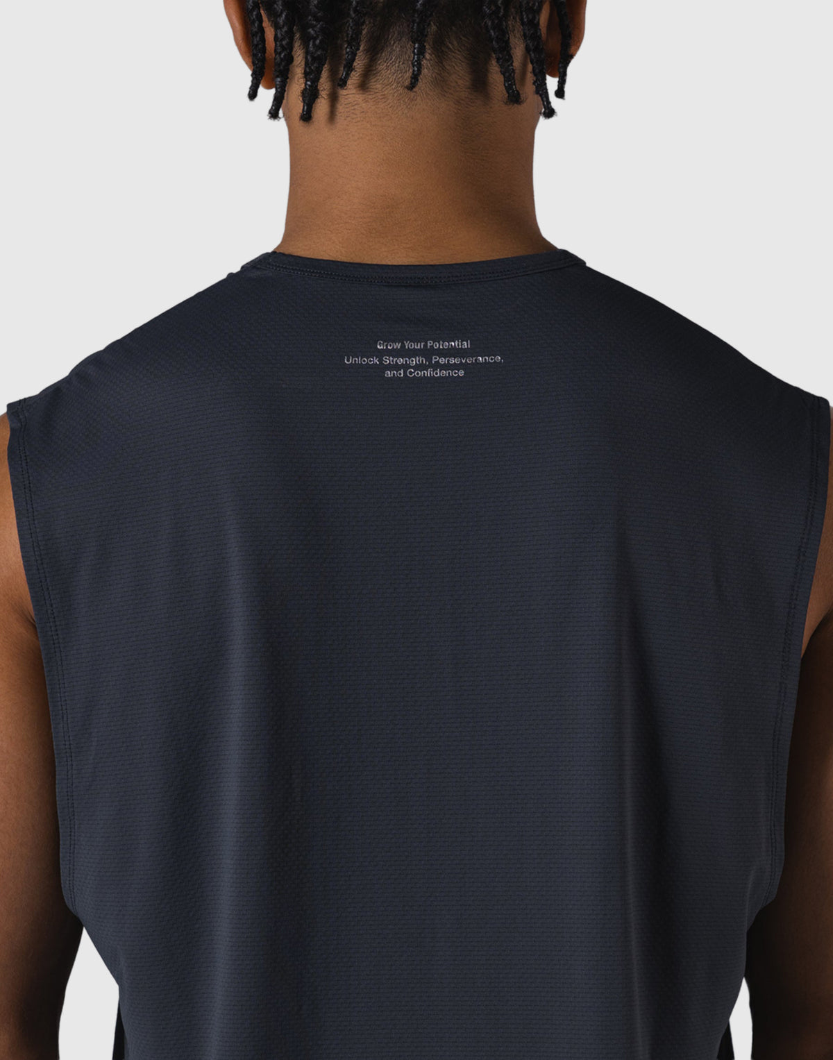 LÝFT Athletic Stretch Mesh Tanktop - D.Grey