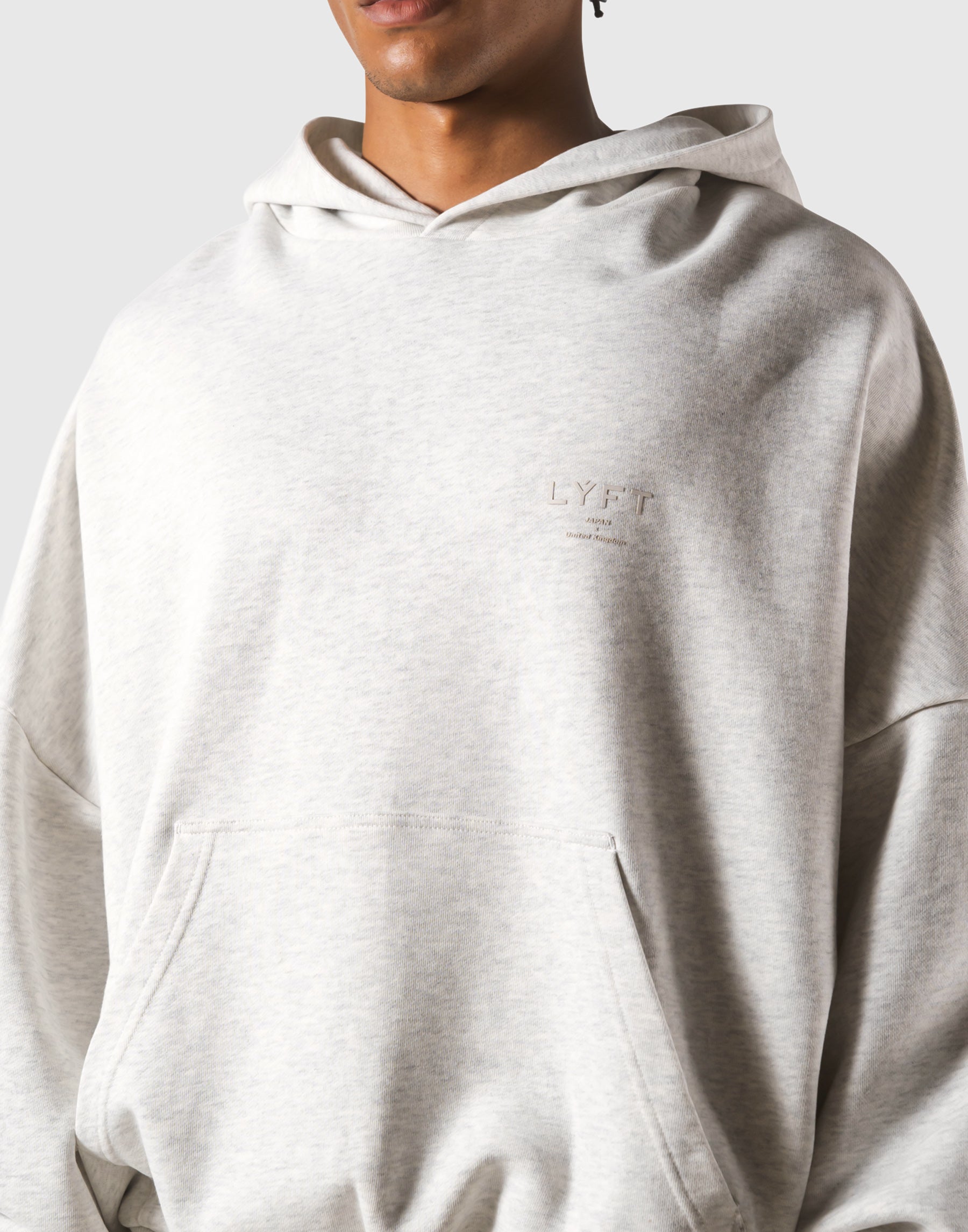 ONE POINT LÝFT OVERSIZE SWEAT HOODIE One Point LÝFT Oversize Sweat Hoodie - Beige