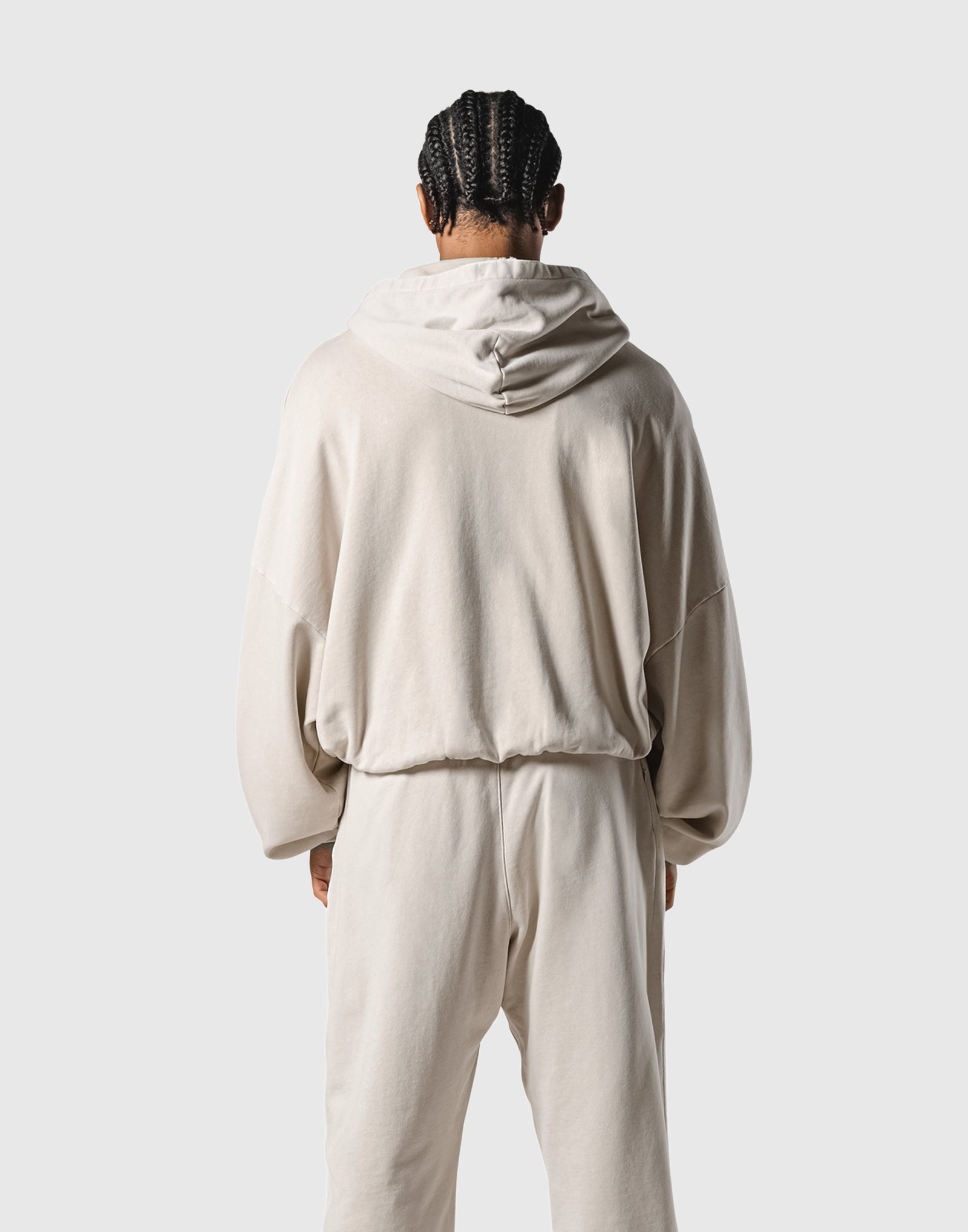 LYFT】OVERSIZE VINTAGE SWEAT ZIPUP HOODIE Oversized Vintage Zip-Up Hoodie - Beige – LÝFT