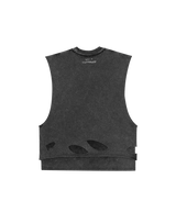 LÝFT × Power House Gym Layered Vintage Tanktop - Black