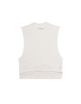 LÝFT × Power House Gym Layered Vintage Tanktop - Ivory