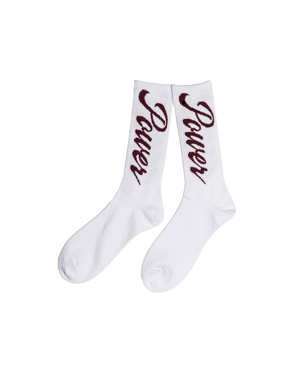 LÝFT × Power House Gym Socks - White