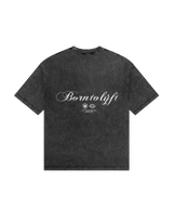 LÝFT × Power House Gym Vintage Big T-Shirt - Black