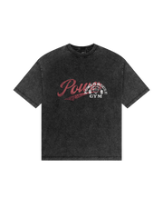LÝFT × Power House Gym Vintage Big T-Shirt - Black