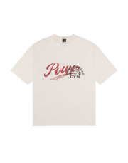 LÝFT × Power House Gym Vintage Big T-Shirt - Ivory