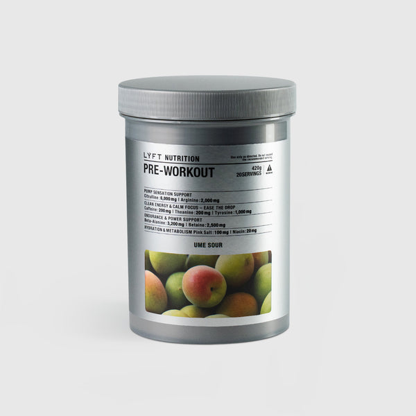 Official] LÝFT Nutrition | PREWORKOUT Ume Sour Flavor