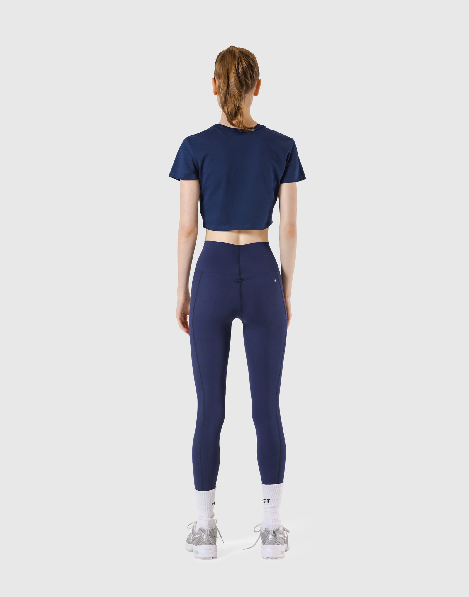 Standard Cropped T-Shirt - Navy – LÝFT
