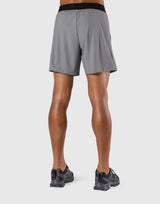 Stretch Waffle Nylon Shorts - Grey