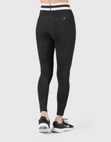 Stripe High-Rise Leggings - Black