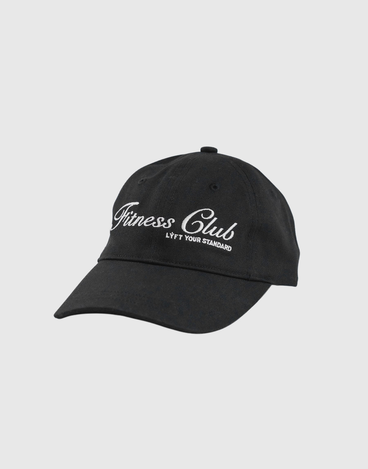 Fitness Club Logo Cap - Black