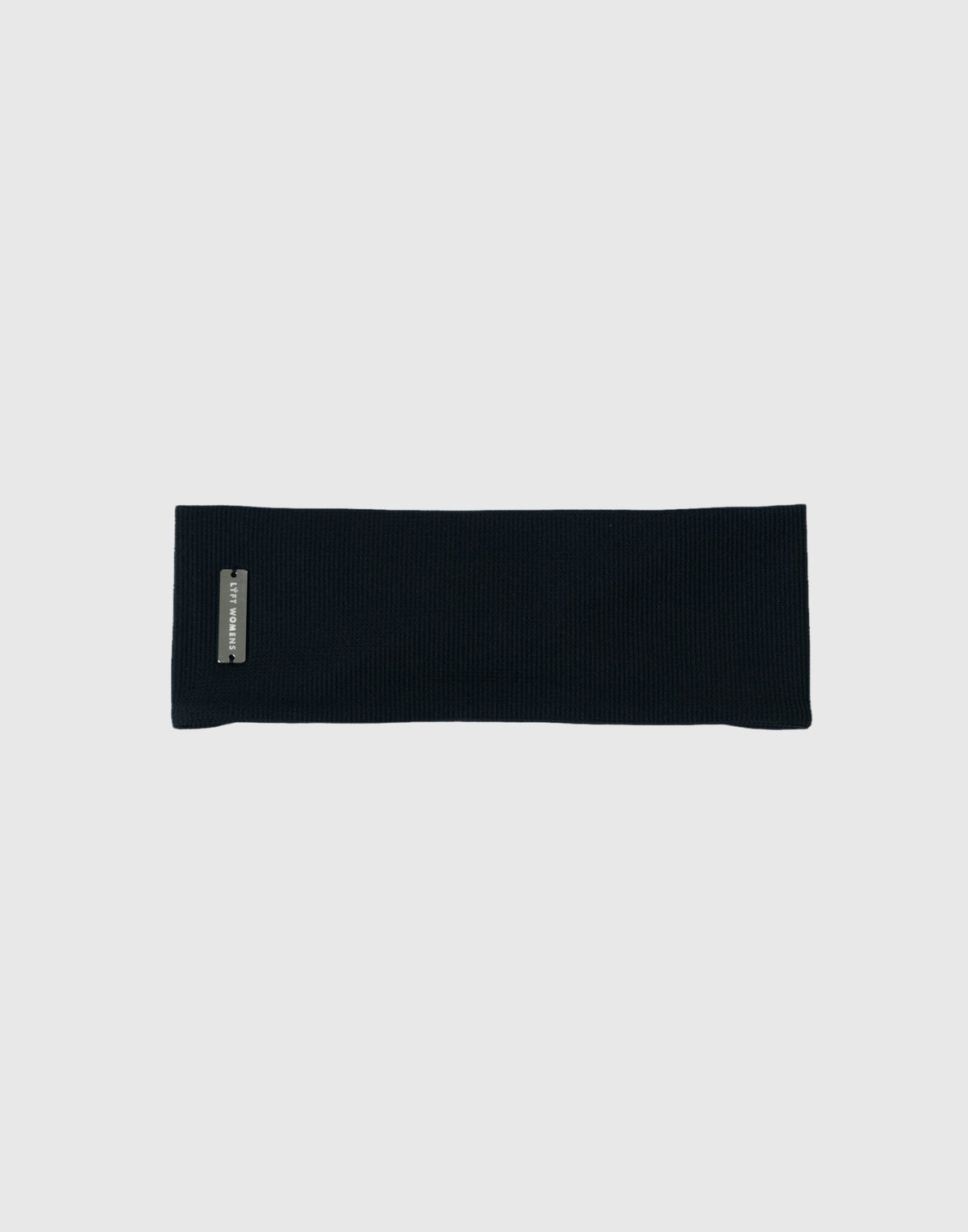 Micro Waffle Stretch Headband - Black