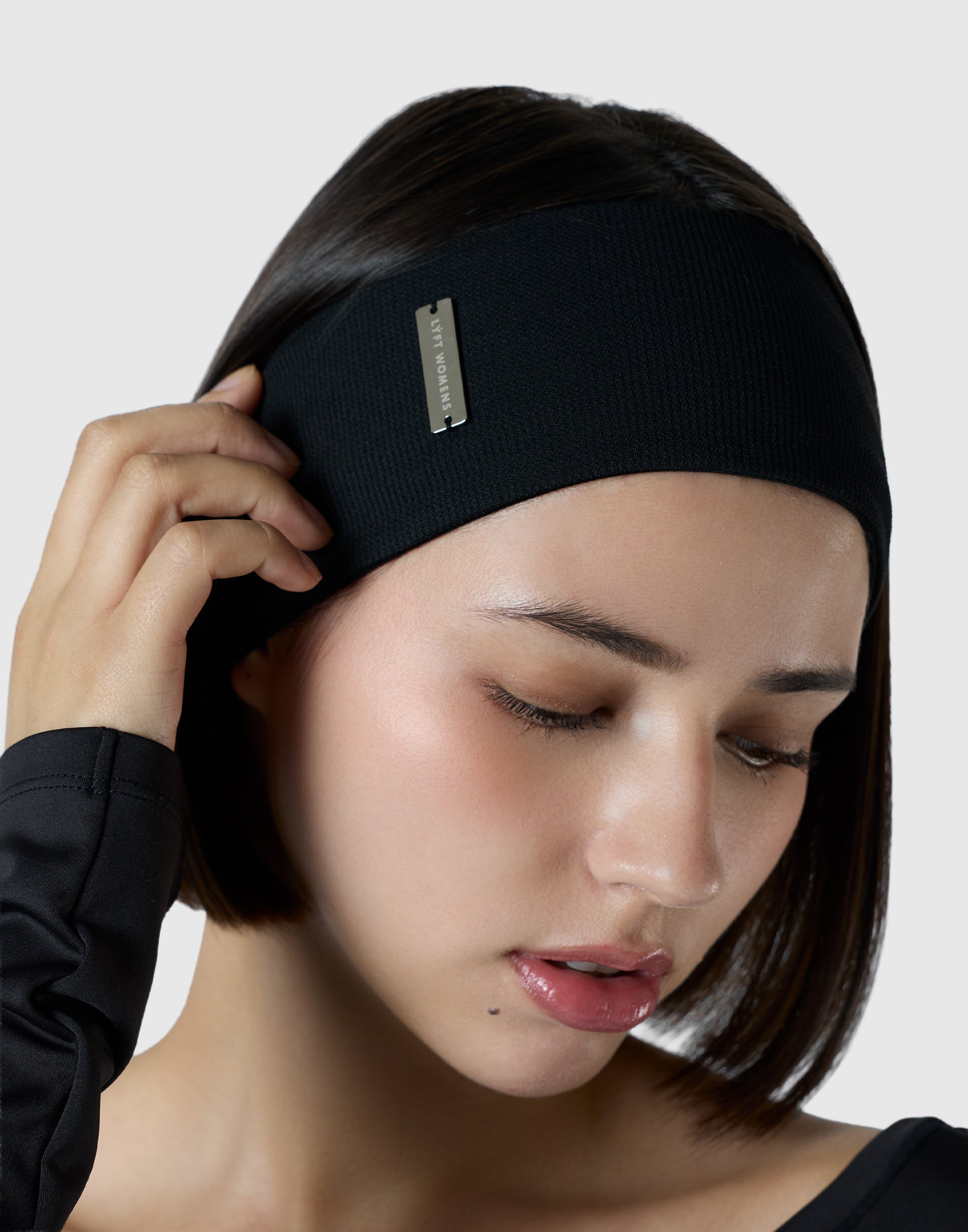 Micro Waffle Stretch Headband - Black – LÝFT