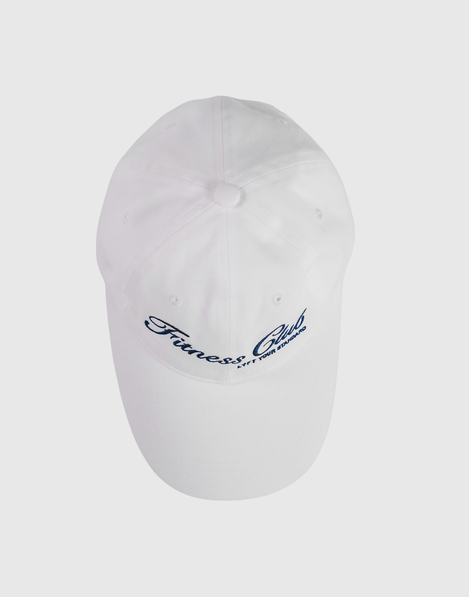 Fitness Club Logo Cap - White – LÝFT