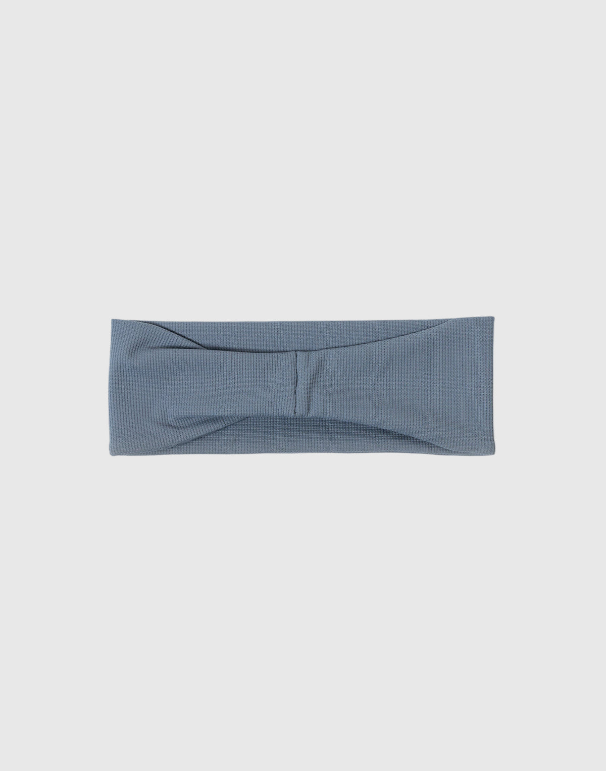 Micro Waffle Stretch Headband - Grey