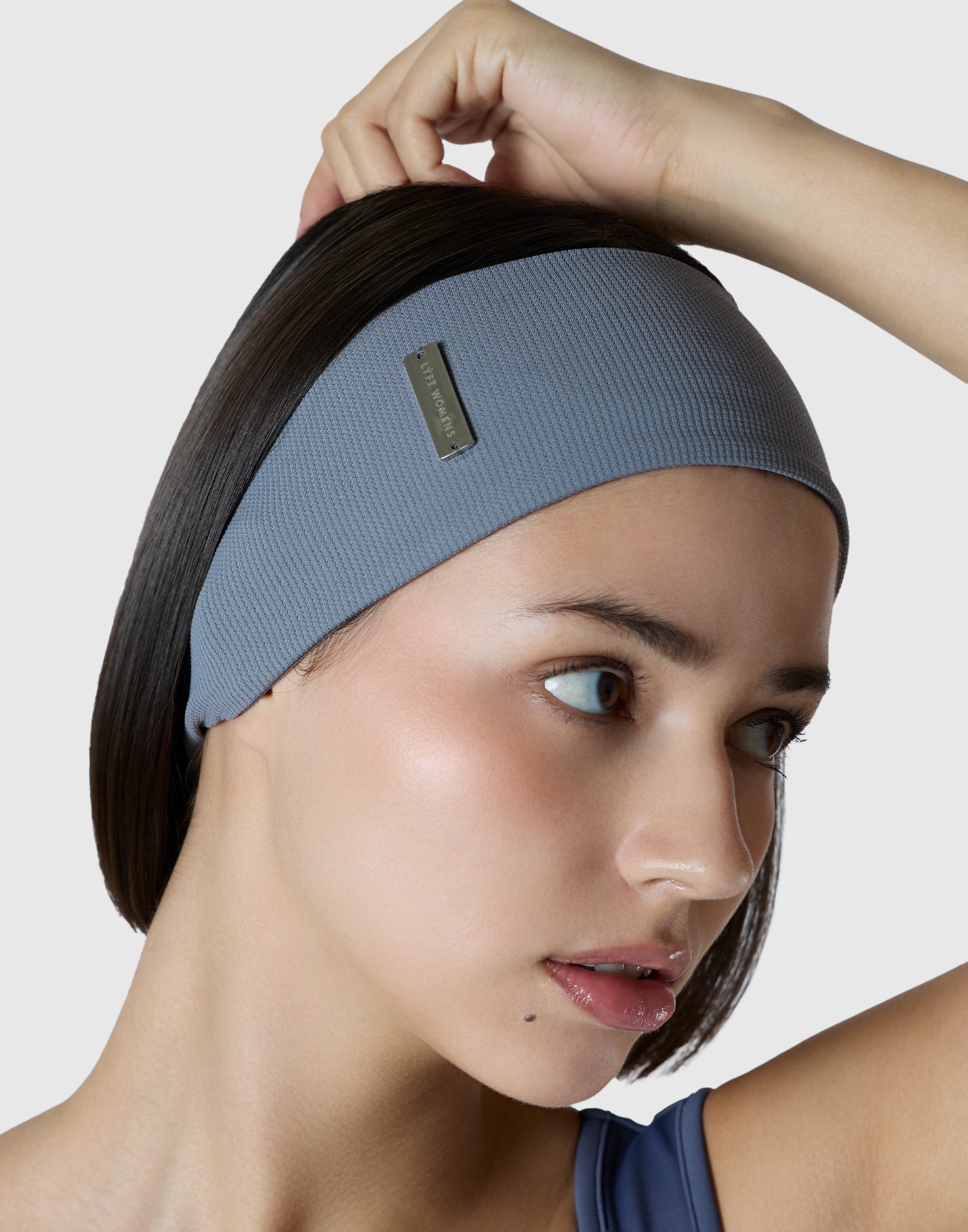 Micro Waffle Stretch Headband - Grey – LÝFT