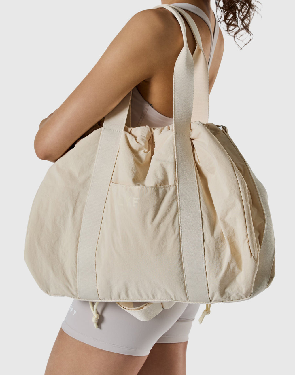 2Way Duffle Bag - Ivory – LÝFT