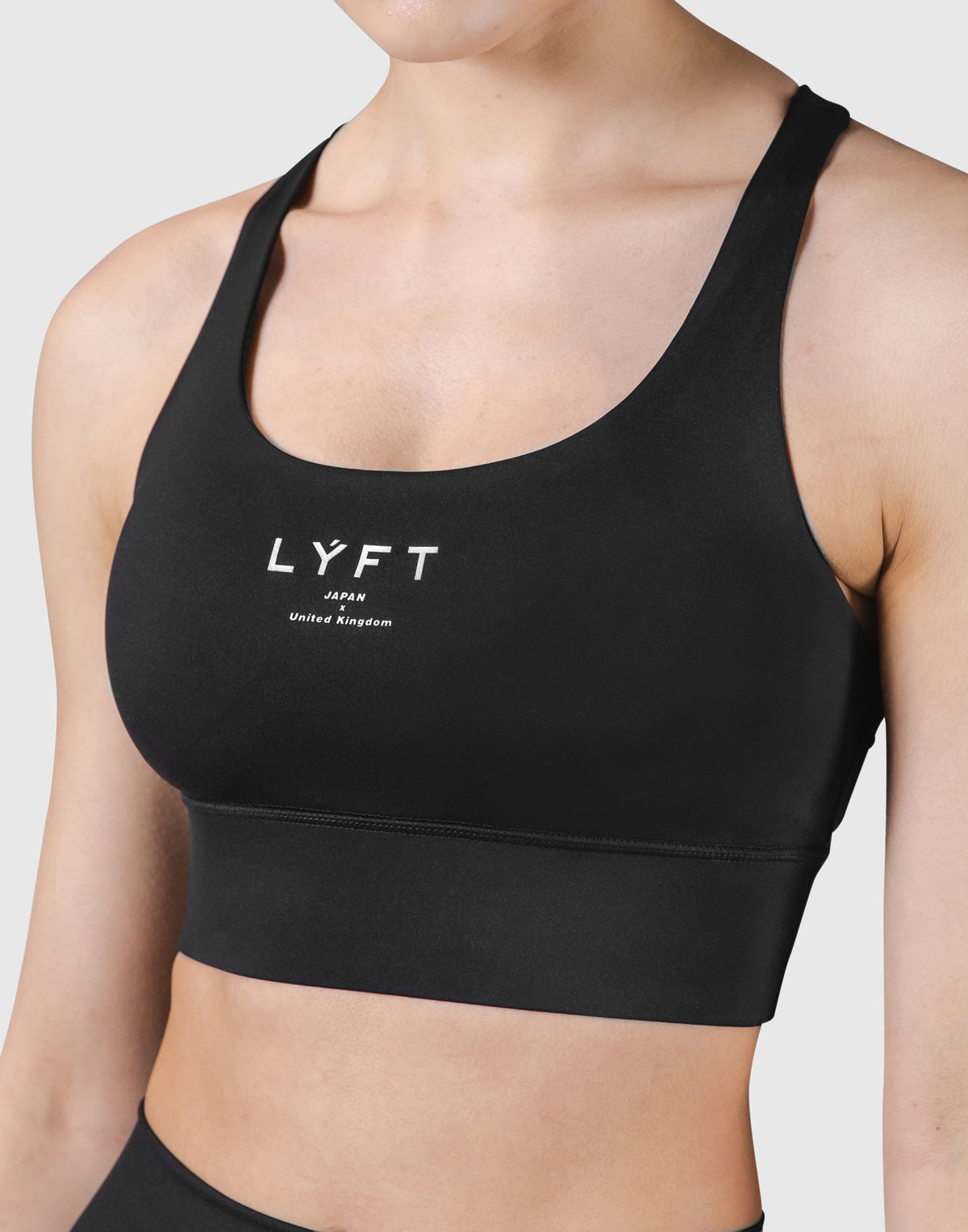LÝFT Cross Strap Bratop - Black