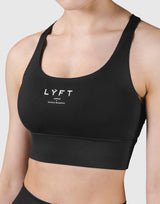 LÝFT Cross Strap Bratop - Black