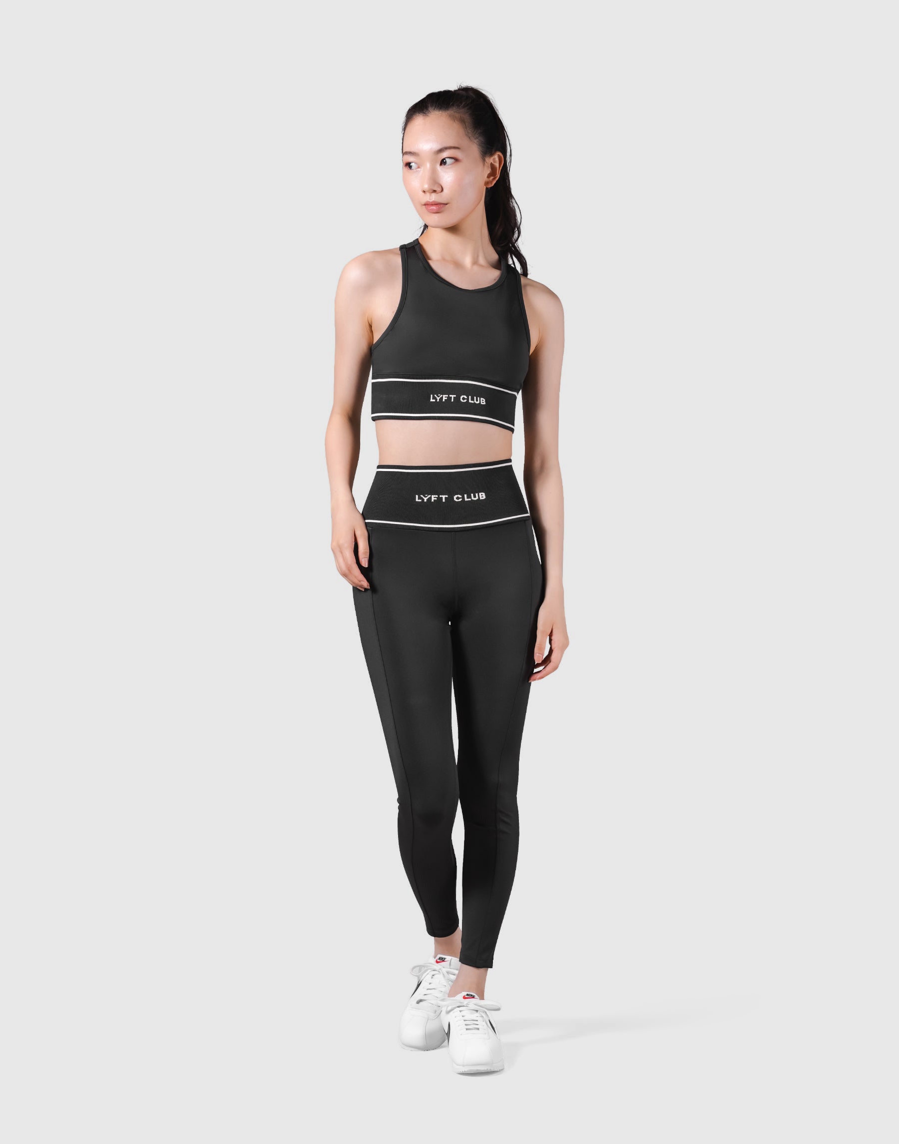 LÝFT Club Waist Rib Bratop - Black